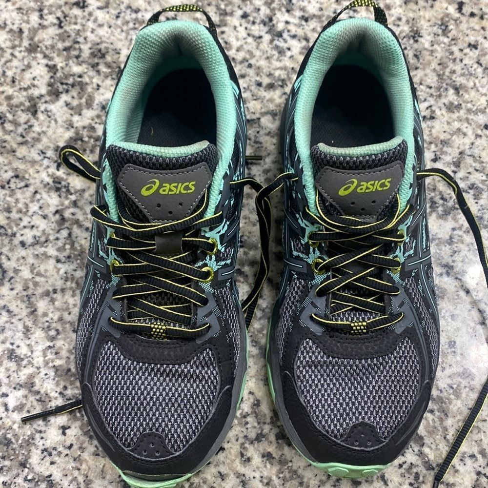 ASICS Gel Venture 6 black/carbon/neon green - Picture 3 of 9